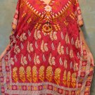 86 Vintage Kaftan Caftan Tunic Kimono V-Neck Top Blouse Dress M L XL