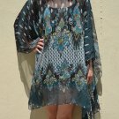 4070 Caftan Kaftan Kimono Tunic Cover-ups Blouse Top M L XL 2XL 3XL