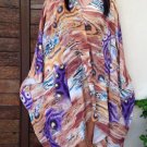 4074 Caftan Kaftan Kimono Tunic Cover-ups Blouse Top M L XL 2XL 3XL