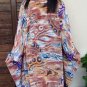 4074 Caftan Kaftan Kimono Tunic Cover-ups Blouse Top M L XL 2XL 3XL