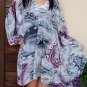 4075 Caftan Kaftan Kimono Tunic Cover-ups Blouse Top M L XL 2XL 3XL