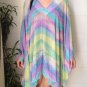4077 Caftan Kaftan Kimono Tunic Cover-ups Blouse Top M L XL 2XL 3XL