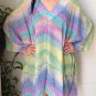 4077 Caftan Kaftan Kimono Tunic Cover-ups Blouse Top M L XL 2XL 3XL
