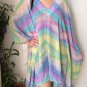 4077 Caftan Kaftan Kimono Tunic Cover-ups Blouse Top M L XL 2XL 3XL