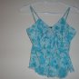 Women's Spaghetti Strap Tanks-Blue