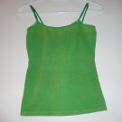 ZENANA OUTFITTERS LIGHT GREEN SPAGHETTI STRAP SHIRT SIZE: SMALL