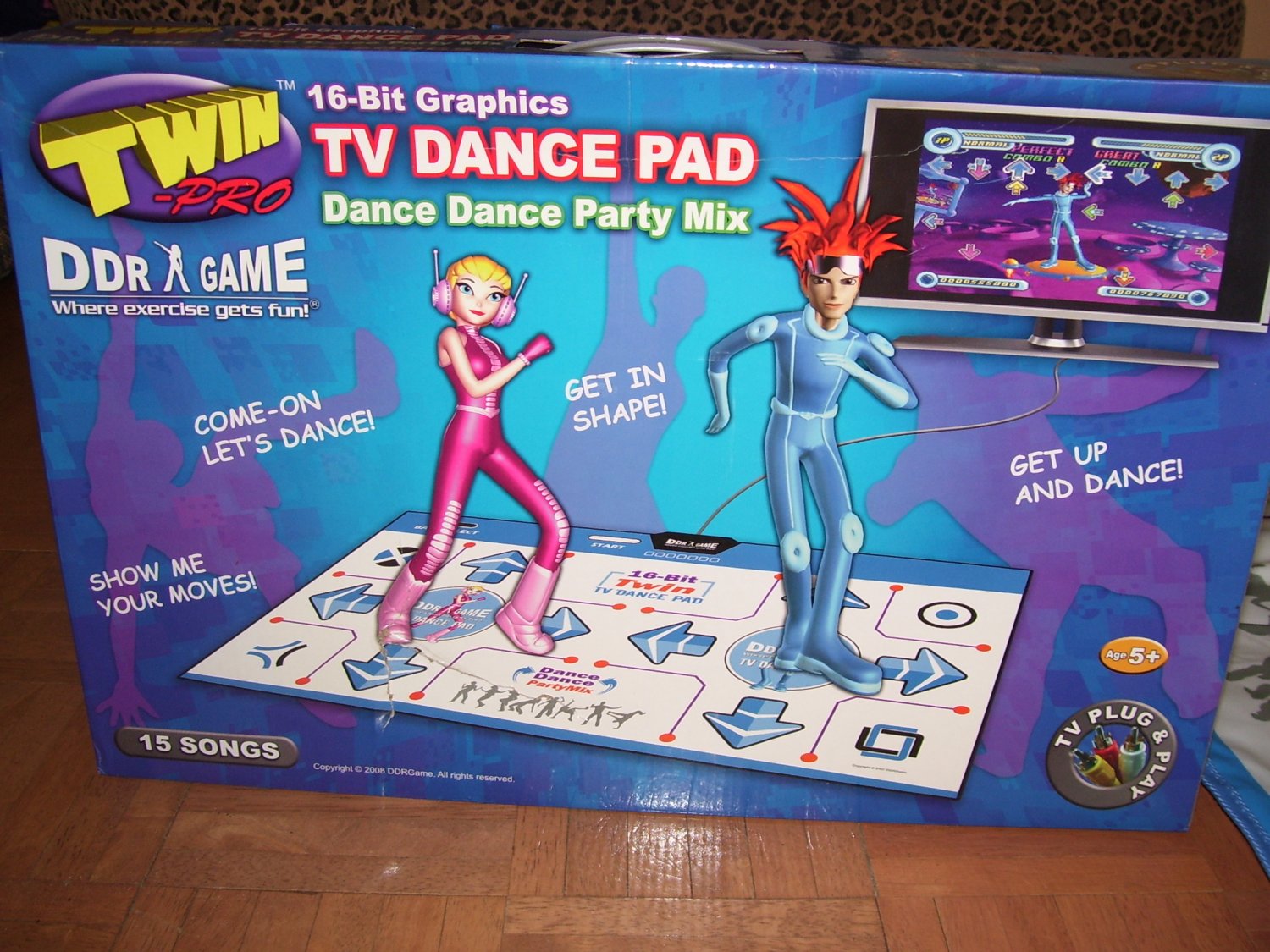 Dance Dance Revolution Dance Pad TV PlugNPlay