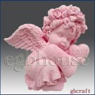 2D Silicone Soap Mold - Valentine Angel Girl