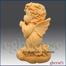 2D Food Grade Silicone Mold - Praying Angel -Dina