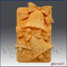 2D Silicone Soap Mold - Jingle Bells
