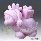 3D Silicone Soap / Candle Mold - Dear Turtle deer with gifts 3D Silicone Soap / Candle Mold - Dear Turtle deer with gifts