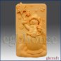 2D Silicone Soap Mold - Frosty with Snowflakes