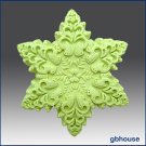 Silicone Soap / Floating Candle Mold – Snowflake #3