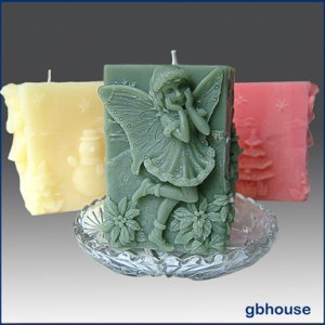 3D Silicone Candle Mold &acirc;�� Gyndolyn, Fairy of Snowflakes