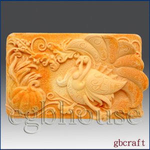 2D Soap Silicone Mold &acirc;�� Thanksgiving Tableau
