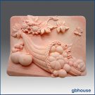 2D Soap Silicone Mold – Fall Cornucopia 2D Soap Silicone Mold – Fall Cornucopia