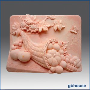 2D Soap Silicone Mold &acirc;�� Fall Cornucopia
