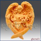 2D Soap Silicone Mold – Angel of the Seasons- Winter