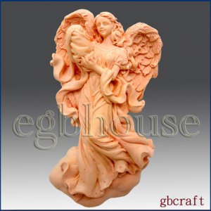2D Silicone Soap Mold Mother Angel&acirc;��s Loving Wings no3