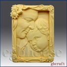 2D Soap and Silicone Mold Father and Child Portrait