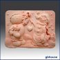 Soap and Candle Mold – Gingerbread man and Snowman