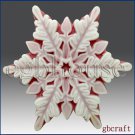 2D Silicone Soap Mold – Snowflake # 9