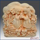 2D Silicone Soap Mold - Friends in the Garden