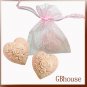 Silicone soap mold - Wedding -Mini Rose Heart-2cavities