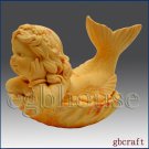 3D Silicone Soap/Candle Mold – Baby Girl Mermaid