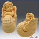 3D Silicone Soap/Candle Mold – Baby in Nautilus Cradle 3D Silicone Soap/Candle Mold – Baby in Nautilus Cradle