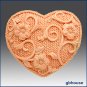 2D Crochet Heart - Silicone Soap Mold