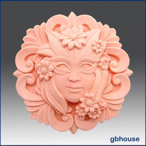 2D Silicone Soap Mold &acirc;�� Muse Round