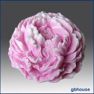 3-D Silicone Soap/Candle Mold - Ruffled Peony
