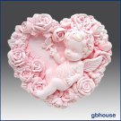 2D Silicone Soap Mold – Baby Rose Fairy