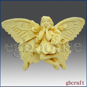 2D Silicone Soap Mold - MelindaLee the Butterfly fairy