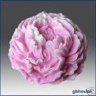 3-D Silicone Soap/Candle Mold  -  Ruffled Peony