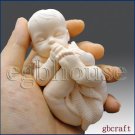 3D Silicone Soap Mold-Baby Sucking on its toes (2 parts mold) 3D Silicone Soap Mold-Baby Sucking on its toes (2 parts mold)