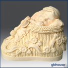 3D Silicone Soap and Candle Mold – Baby Boy in Bootie