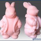 3D Silicone Soap and Candle Mold – Bunny in Jacket