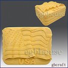 2D Silicone Soap/Candle Mold - The Flag of the United States - free shipping 2D Silicone Soap/Candle Mold - The Flag of the United States - free shipping