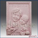 2D Silicone mold / Soap Mold - I love Grandma