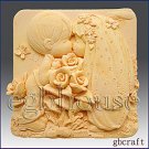 2D Silicone Soap Mold – Kissing Couple