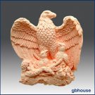 Majestic Eagle with Chicks- Silicone Soap Mold