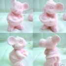 3D Lucky, Wealthy Mouse- Silicone Soap /candle  Mold