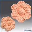 Silicone Soap Mold – Flower & Curled Leaf Rosette