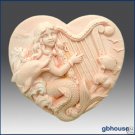 Silicone Soap Mold – Hattie, Mermaid of the Harp