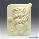 Silicone Soap Mold – 2D – Piggy at the Plate