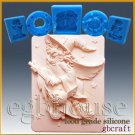 2D Silicone Soap/sugar/fondant/chocolate Mold-Whatta Witch! - Freeshipping
