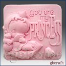 2D Silicone Soap Mold- You Are My Princess