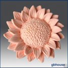 2D Silicone Soap and floating candle Mold – Sunflower